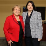 Executive Director UN Women, Dr. Michelle Bachelet and FIDE Vice President, Beatriz Marinello Executive Director UN Women, Dr. Michelle Bachelet and FIDE Vice President, Beatriz Marinello