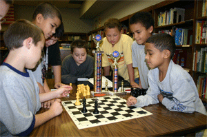 Long Fellow Elementary in Lorain, Ohio Chess Club