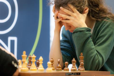 Irina Krush, 2012 US Chess Championship Playoffs, Photo Courtesy USChessChamps.com