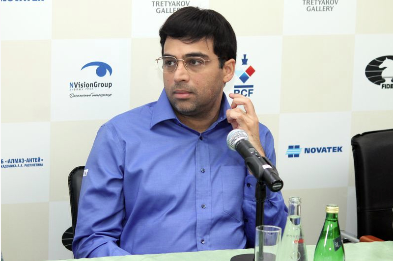 Vishy Anand Retains Title 2012 World Chess Champion, Photo Courtesy Official Website http://moscow2012.fide.com