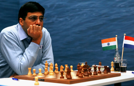 Vishy Anand, Day 8, 2013 Tata Steel Chess Tournament, Photo Courtesy Official Website www.tatasteelchess.com