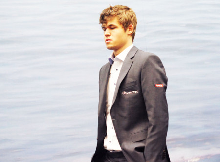 Magnus Carlsen, Day 8, 2013 Tata Steel Chess Tournament, Photo Courtesy Official Website www.tatasteelchess.com