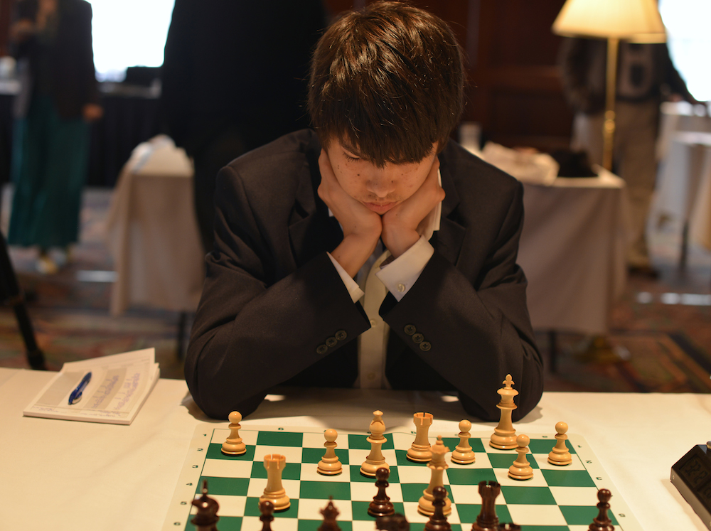2014 Final Four College Chess, Ray Robson; Photo Copyright Dora Leticia
